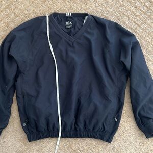 Adidas black climashell wind breaker size medium